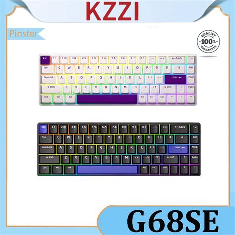 Kzzi G Se Magnetic Switch Keyboard Wired Full Key Hot Swappable Rgb K Gaming Mechanical