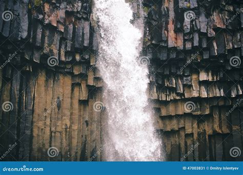 Black Waterfall stock image. Image of river, cascade - 47003831