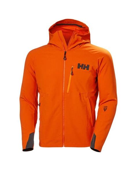 Helly Hansen Fleece Odin Pro Shield Softshell Hybrid Jacket In Orange