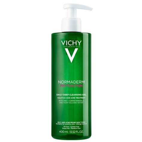vichy normaderm phytoaction daily deep cleansing gel acne wash