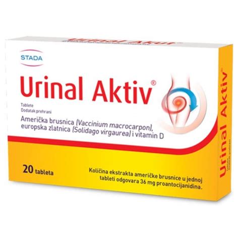 Urinal Aktiv Protiv Simptoma Akutne Urinarne Infekcije 20 Tableta