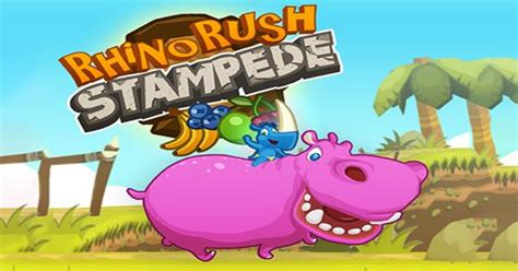 Play » Rhino Rush Stampede « on Web Browser Games