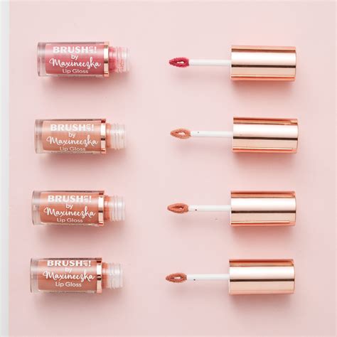 Błyszczyk do ust beige nude by Maxineczka brushupcosmetics