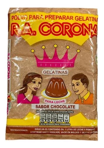 Gelatina En Polvo Sabor Chocolate R A Corona 180g MercadoLibre