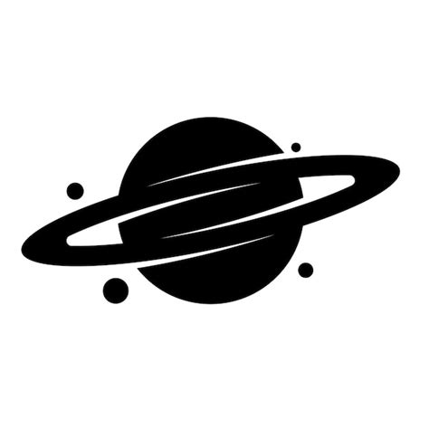 Diseño De Ilustración Vectorial Del Logotipo De Saturno Del Planeta