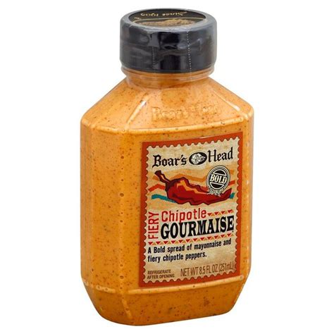 Boars Head Bold Fiery Chipotle Gourmaise 85oz Paisanos Butcher Shop