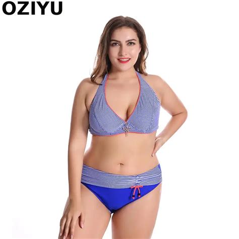 Super Big Cup Plus Xxxxl Large Size Bikini Set Swimwear Women Two