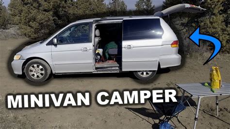 Honda Odyssey Camper Van Conversion | DIY Full Build in 2023 | Honda ...