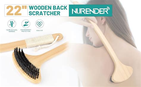 Amazon Nurender Wooden Back Scratcher Oversized Body Scratcher