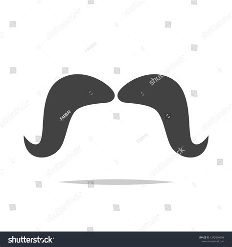 Mexican Mustache Vector Isolated Illustration Stock Vector (Royalty ...