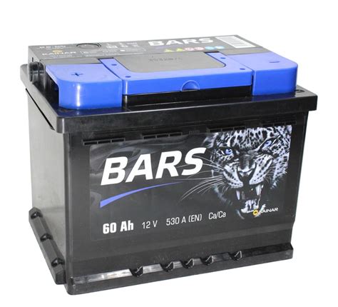 Купить аккумулятор BARS Silver 6CT-60 А/ч п.п. [д242ш175в190/530А] в ...
