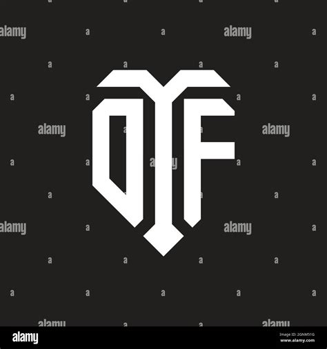 Ou Logo With Shield White Orange Shape Design Template Isolated On