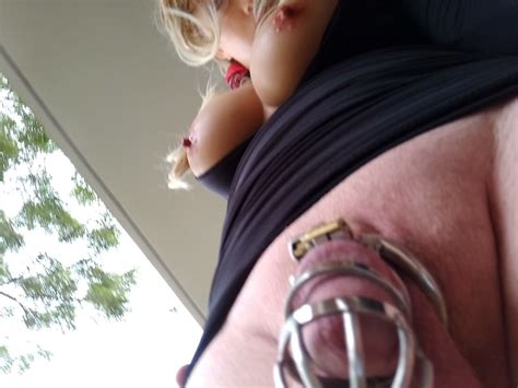 Sissy Whore Shows Tiny Cock In Chastity And Rides Huge Dildo Pics XHamster