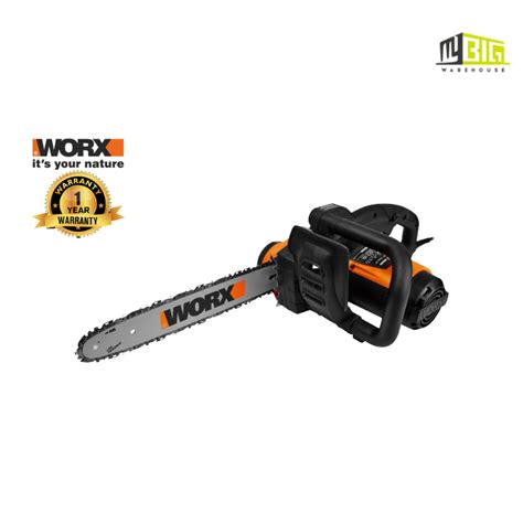 WORX WG-303E ELECTRIC CHAIN SAW (2000W, 40CM BAR LENGTH, 12M/S, 0.12S ...
