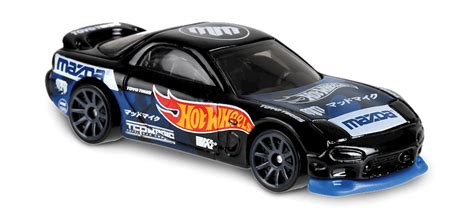 Hot Wheels 95 Mazda RX 7 Blau Scale64
