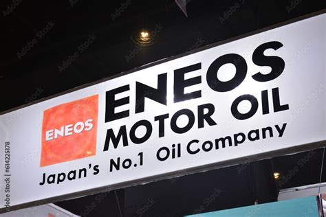 Eneos Motor Oil Booth Signage At Inside Racing Bike Festival In Pasay