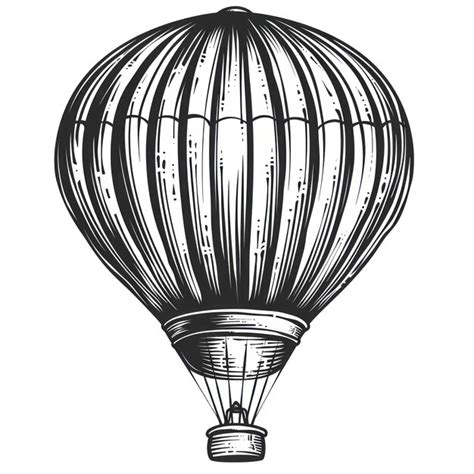 Hot Air Balloon Transportation Chandelier Aircraft Premium AI