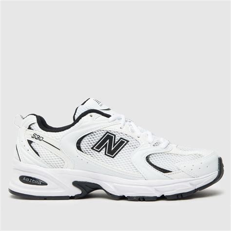 Womens Black And Silver New Balance 530 Trainers Schuh