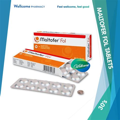 maltofer fol oral iron chewable tablets  folic acid