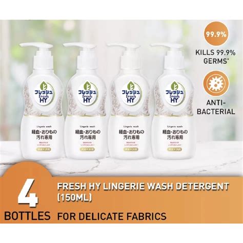 Bundle Of Fresh Hy Lingerie Wash Detergent Ml Shopee Singapore