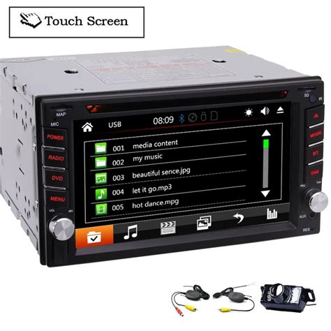 Multi Touch Screen Audio Autoradio Monitor 2 Din In Dash Video DVD ...