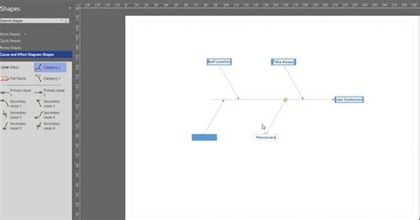 Create Fishbone Diagram From Visio Template The Easiest Way