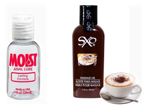 Lubricante Masaje Corporal Sxo ml Anestesico Anal Moist Capuchino Meses sin interés
