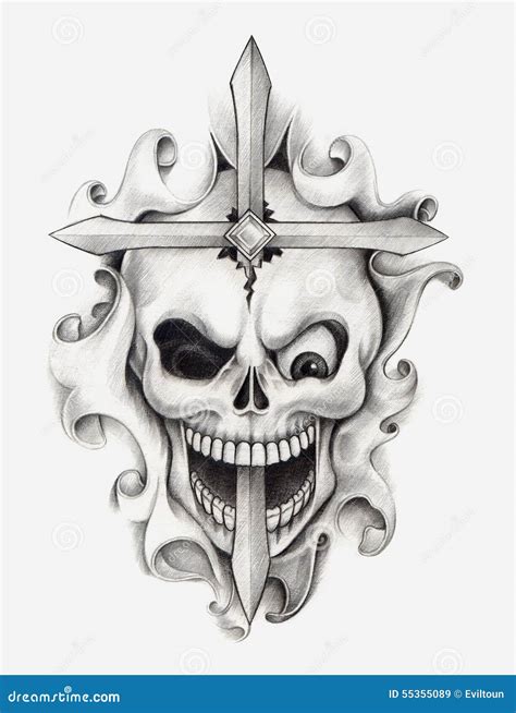 skeleton hand tattoo drawing 2