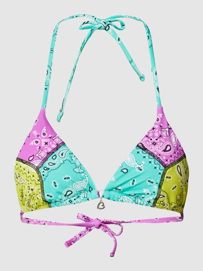 Banana Moon Bikini Oberteil Mit Allover Muster Modell THELIO Fuchsia