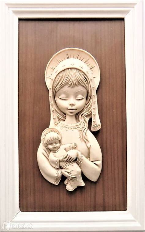 Madonna Con Bambino In Resina Su Legno Im Kanton Tessin Tutti Ch