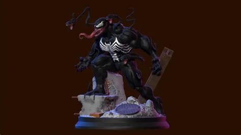 Venom 3D Print Model STL