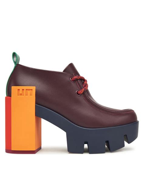 United Nude Półbuty Grip Moc Mid 1095792416 Bordowy Modivo pl