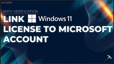 Link Windows License To Microsoft Account Youtube