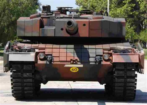 Yunani Tampilkan Mbt Leopard 2a4 Dengan Proteksi Modular Aspis Ng