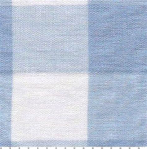 Blue Gingham Fabric 1 Inch Gingham Fabric Finders Check Fabric Etsy