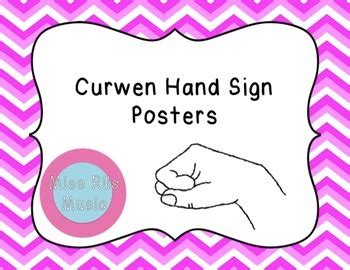 Curwen Hand Sign Posters by Miss Riis Music | Teachers Pay Teachers