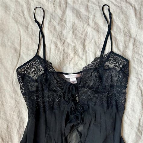 Black Victorias Secret Lingerie Top Super Sexy Lace Depop