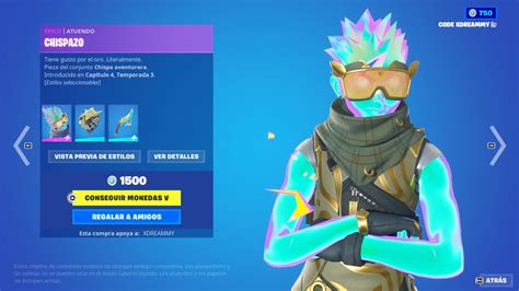 Nueva Skin Chispazo En La Nueva Tienda Fortnite Hoy 06 De Agosto