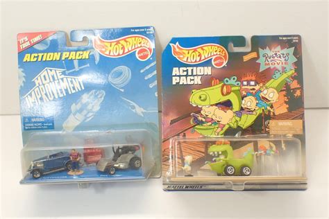 Vintage Mattel Hot Wheels Rugrats Movie Action Pack Cars Home Improvement Sealed Etsy