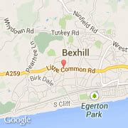 stadteco bexhill  sea vereinigtes konigreich england besuchen sie die stadt karte