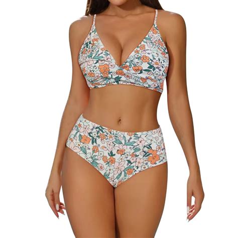 Divhosrg High Waisted Bikini Sets For Women Bikini Sets For Women Womens Bathing Suits With