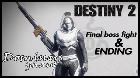 Destiny 2 Ghaul Boss Fight And Ending Youtube