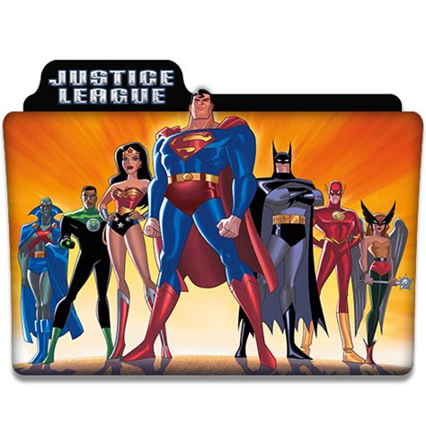 Justice League Tv Series Folder Icon V2 By Dyiddo On Deviantart