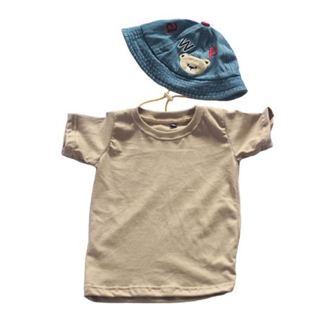 Jual Kaos Polos Anak Cream Shopee Indonesia