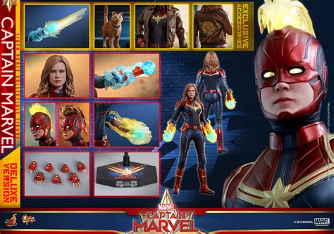 Hot Toys Captain Marvel Deluxe Version Captain Marvel MMS522 DisconToys