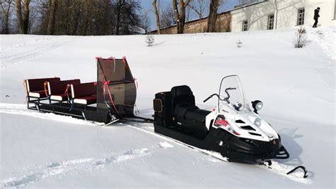 В Великом Новгороде сани впрягают в снегоход и проводят экскурсию — GPVN.RU