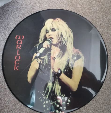 WARLOCK INTERVIEW LTD Edition Picture Disc 12 Vinyl Metal MM 1246 1987