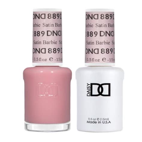 Dnd Nail Polish Gel And Matching Lacquer Set Duo 889 Satin Barbie