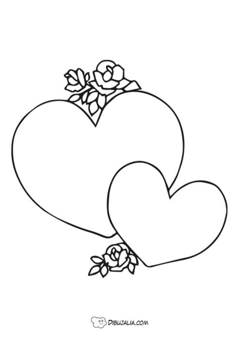 Dos corazones lindos - misc.photos_plural #1029 - Dibujalia