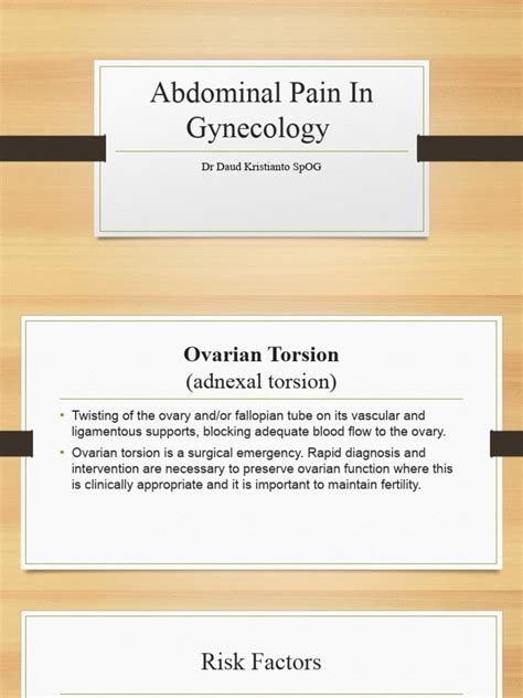 Ovarian Torsion Pdf